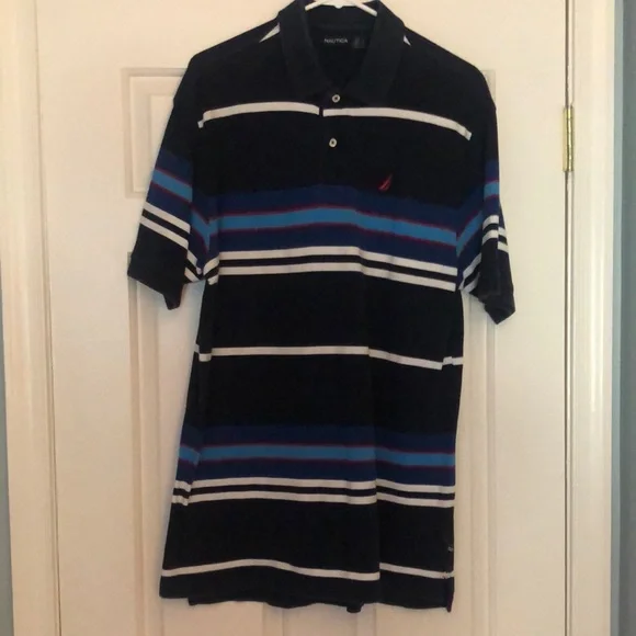 Men’s Nautica Cotton Polo Shirt, large - Picture 1 of 5